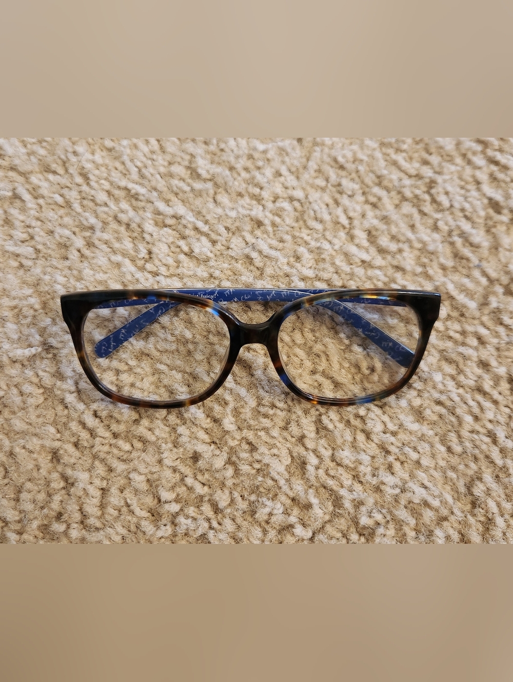 Juicy Couture JU 258 Eyeglasses Women Havana 50mm FRAMES ONLY